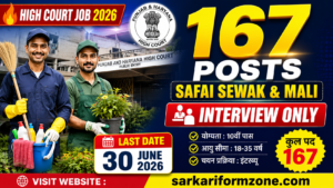 Punjab and Haryana High Court Recruitment 2026 for 167 Safai Sewak and Mali Posts, Apply Online Before 30 June 2026
